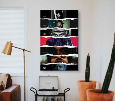 The Weeknd Poster, The Weeknd’s All Album Covers Canvas