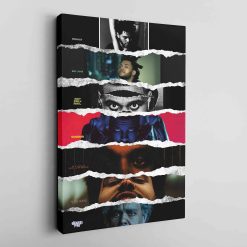 The Weeknd Poster The Weeknds All Album Covers Canvas 2