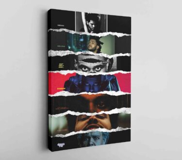 The Weeknd Poster, The Weeknd’s All Album Covers Canvas