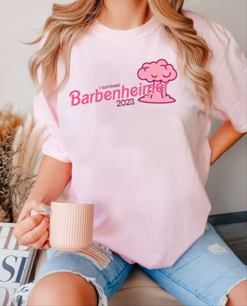 I Survived Barbeheimer 2023 T-shirt, Barbeheimer Shirt