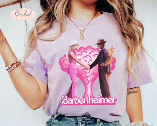 Cute Barbenheimer Comfort Color Shirt, Justralphy Barbieheimer 2023 Shirt