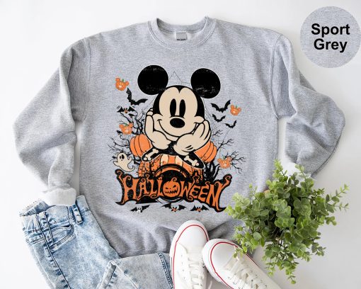 Disney Mickey Halloween Sweatshirt, Halloween Shirt