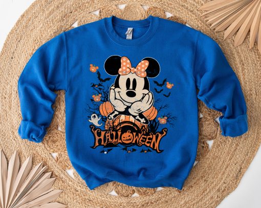 Disney Minnie Halloween Sweatshirt, Halloween Shirt
