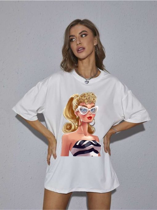 Margot Robbie Vintage Retro Shirt, Barbenheimer Shirt