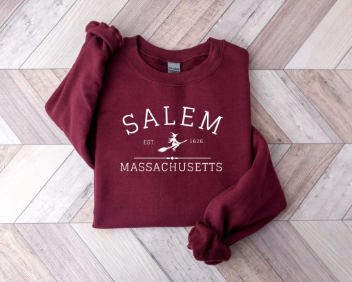 Salem Massachusetts Halloween Crewneck Sweatshirt