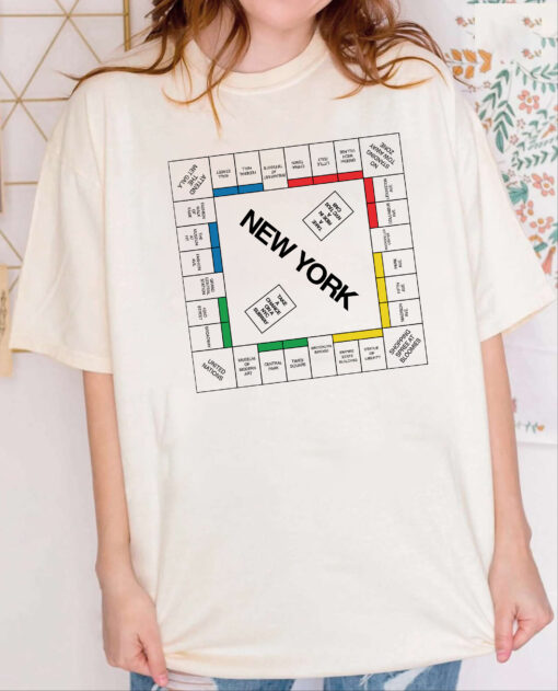 New York Monopoly Sweatshirt, New York Monopoly T-Shirt
