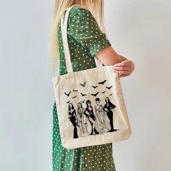 Spooky Women Canvas Tote Bag 1