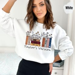 Taylors Version Music Albums as Books Sweatshirt 4