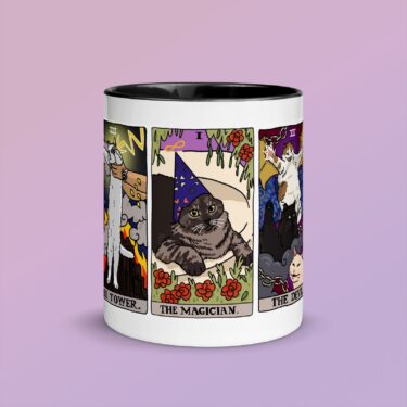 The Original Tarot Cat Meme Coffee Mug
