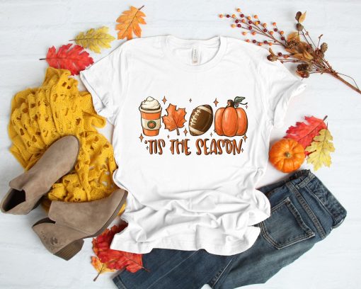 Tis The Season Fall Coffee Shirt