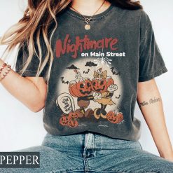 Vintage Disney Halloween Pumpkin Shirt 8