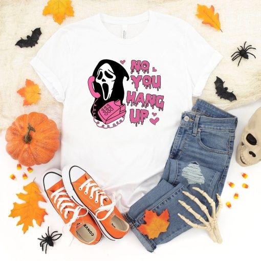 No You Hang Up Shirt, Ghostface Halloween Sweatshirt