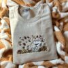 Fall Snoopy Embroidered Sweatshirt 2