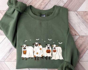 Ghost Cows Crewneck Sweatshirt, Hoodie, T-shirt