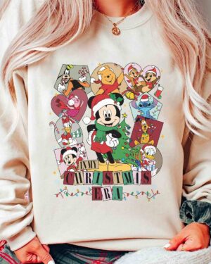 Mickey and Friends Christmas Crewneck Sweatshirt 1