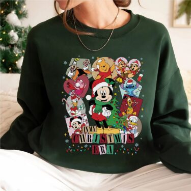 Mickey and Friends Christmas Crewneck Sweatshirt, Hoodie, T-shirt