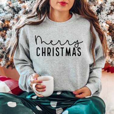 Cute Merry Christmas Crewneck Sweatshirt, Hoodie, T-shirt