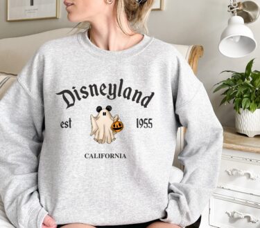 Disneyland EST 1955 California Halloween Crewneck Sweatshirt, Hoodie, T-shirt