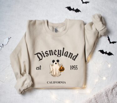 Disneyland EST 1955 California Halloween Crewneck Sweatshirt, Hoodie, T-shirt