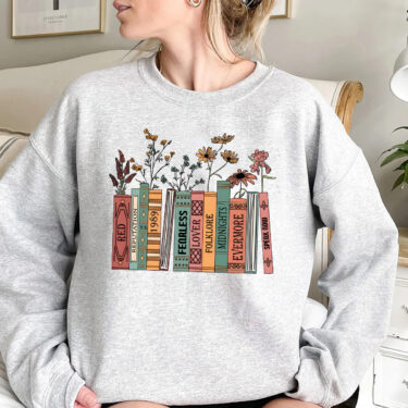 Taylor Swift Albums As Books Crewneck Sweatshirt, T-shirt, Hoodie