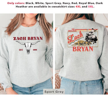Vintage Zach Bryan Crewneck Sweatshirt, T-shirt, Hoodie