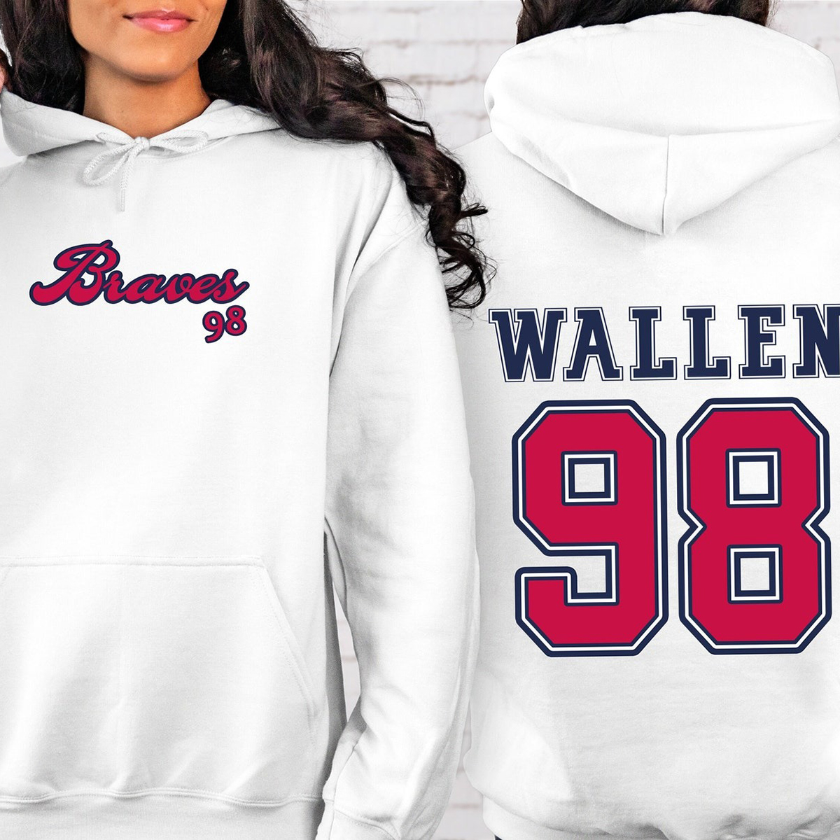 Wallen 98 Braves Crewneck Sweatshirt, T-shirt, Hoodie - Trending T ...