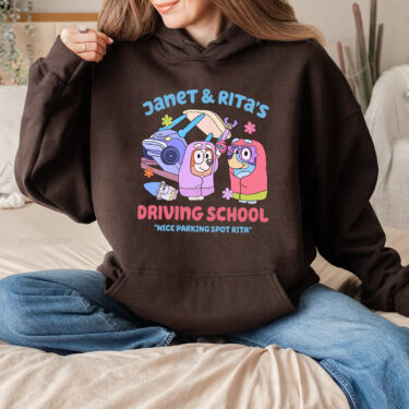 Driving School Janet And Rita Sweatshirt, Nice Parking Spot Rita Shirt, Rita And Janet Shirt, Bluey Family Shirt, Bluey Heeler Shirt