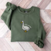 Embroidered Silly Goose (7)