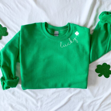 Irish Sweatshirt, St. Patrick’s Day Sweatshirt, Shamrock Sweatshirt, St. Patrick’s Day Sweater, St. Patrick’s Day Shirt, Lucky Sweater
