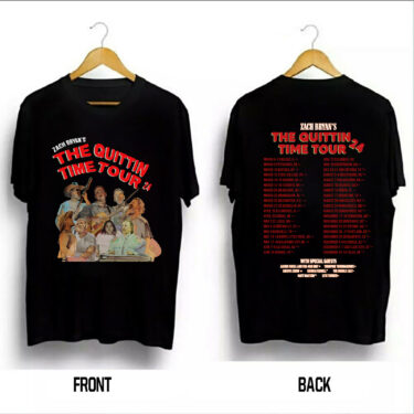 Zach Bryan The Quittin Time Tour 2024 Sweatshirt Hoodie T-shirt, Zach Bryan Concert Shirt, Country Music Tee, Gift For Fans