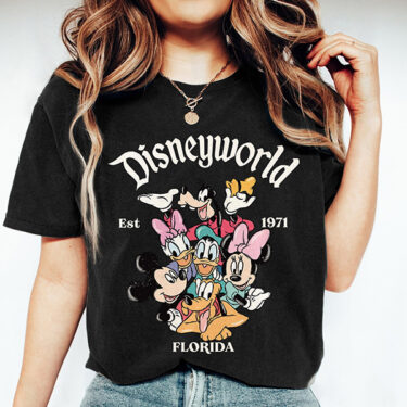 Retro Disneyworld Florida Shirt, Disneyworld Est 1971 Shirt, Disney Vacation Shirt, Mickey And Friends Shirt, Retro Walt Disney Shirt